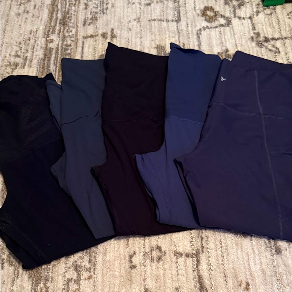 ' Multi-Pack Leggings - Black, Navy, Blue